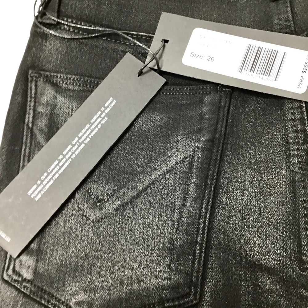 LAST 1 Hudson Jeans Nat’l Hi Rise Bullocks Coated - Picture 8 of 16